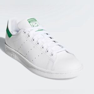 NWOT Adidas Stan Smith Women's Shoes Originals White Green Sneakers - Sz 5